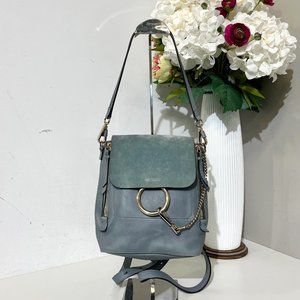 Chloe 2-Way Suede Calfskin Faye Bag